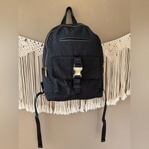 Kipling backpack Black Gold Buckle‎